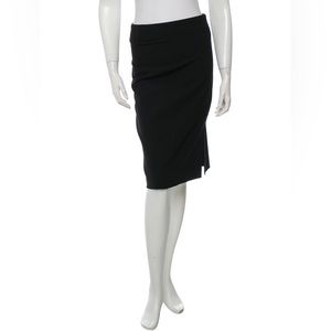 Black vintage Gucci pencil skirt, size 6